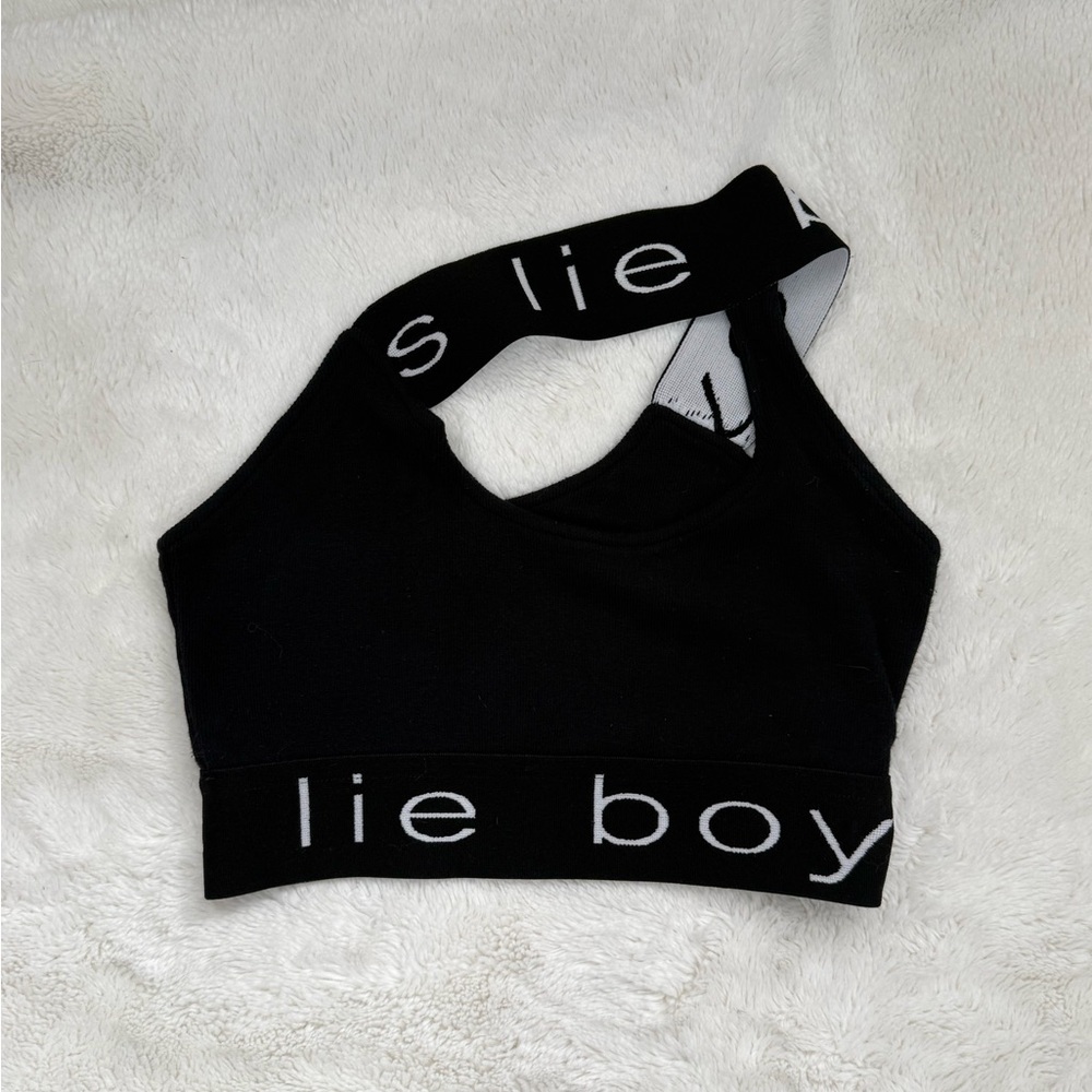 Boys Lie Black Crop Top/Bra